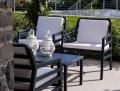 NARDI ARIA ARM CHAIR - ANTHRACITE