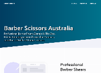 Barber Scissors Australia's website