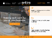 Entire Tech's website