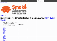 Smoke Alarms Photoelectric's website