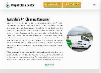 Carpet Clean Doctor's website