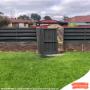 Fence painting job in Melbourne
