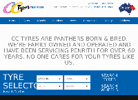 CC Tyres Penrith's website