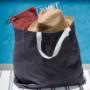 waxed canvas large tote