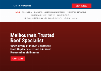 Melbourne Roof Specialist's website