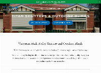 Titan Shutters's website