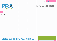 Pro Pest Control Melbourne's website