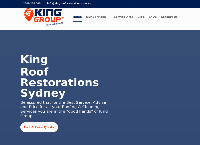 King Roof Restoration's website