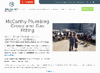 McCarthy Plumbing Group's website