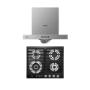 Robam Special Sale A605 Rangehood + B410 Glass 4 Burner