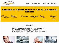 Diamond Car and Commercial Rentals's website