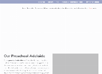 Preschool Adelaide's website
