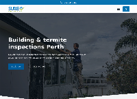 SURE Building & Pest's website