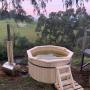 1.9m Wooden Hot Tub with external heater (Yarra Valley VIC)
