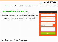 VicRecyclers Cash for Cars Removal's website