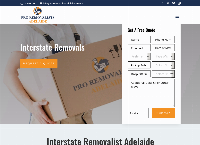 Pro Interstate Removalists Adelaide's website