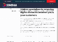 SIMBAA Digital's website