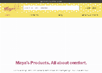 Maya's Products's website