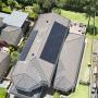 All black solar panel installation