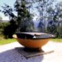 Hestia Luna Grill Outdoor Fire Pit Area