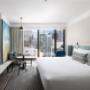 King Premier Room with City View at Hilton Melbourne Little Queen Street