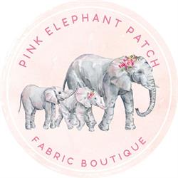 Pink Elephant Patch Fabric Boutique