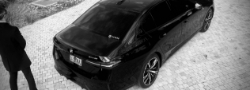 BMW i5 Aerial View
