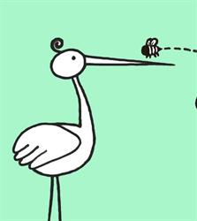 Stork and Bee