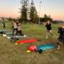 Bootcamp Monday morning strength sesh with Sloane & Shell