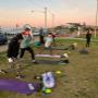 Bootcamp Monday morning strength sesh with Sloane & Shell