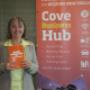 Fiona Blinco with book Online Marketing for Baby Boomers