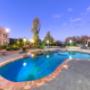 Pool in Nightlight at Garden City