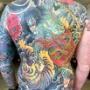 ALEX RUSTY Traditional Japanese Back Tattoo