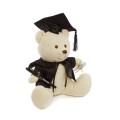 Graduation Signature Teddy Bear with Pen Cream