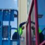High rise building exterior painting