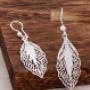 Leaf Design Filigree Earrings