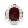 Ruby Rose Garnet and Diamond Ring