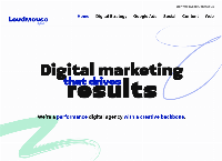 Loudmouse Digital's website