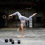 Handstand stag shape