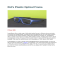 Kid's Plastic Optical Frame