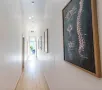 Remedial Massage Preston hallway with beautiful anatomical artwork