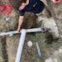 Apprentice leaning his trade