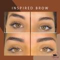 Brow feathering microblading stroke. powdered Brow ombre shading best style combine