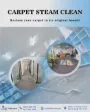 Carpet steam cleaning