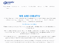 Creativ Digital's website