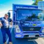 Pipe relining truck