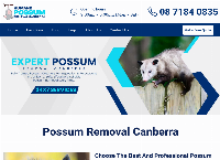 Humane Possum Removal Canberra's website