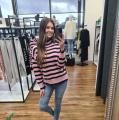 Bold Stripe Knit - PINK NAVY