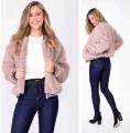 "Max" Faux Fur Bomber Jacket