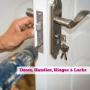 Repair and replace locks, handles, hinges, and other hardware for your doors (internal and external).